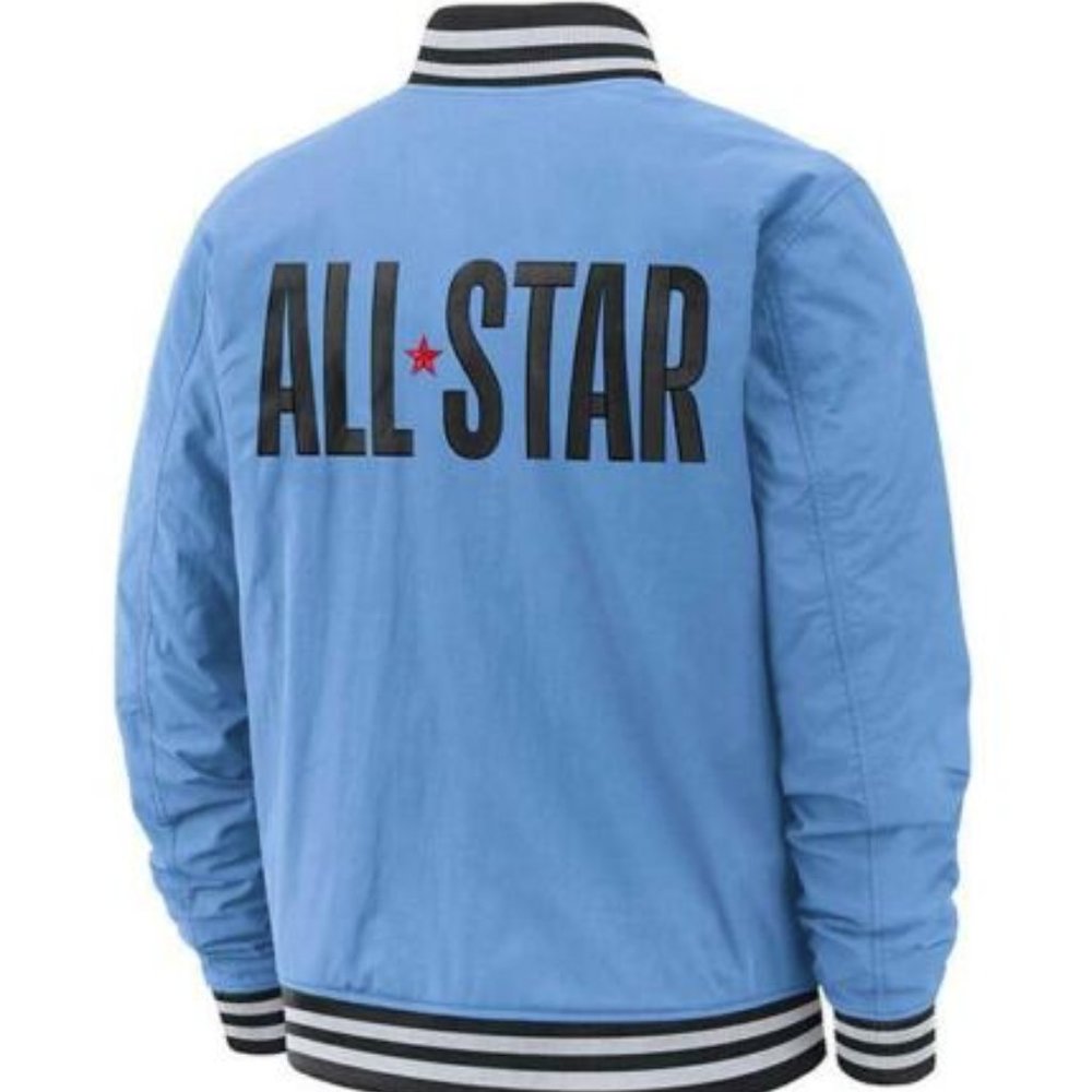 Nike NBA All Star Game 2020 Courtside Bomber Varsity Jacket